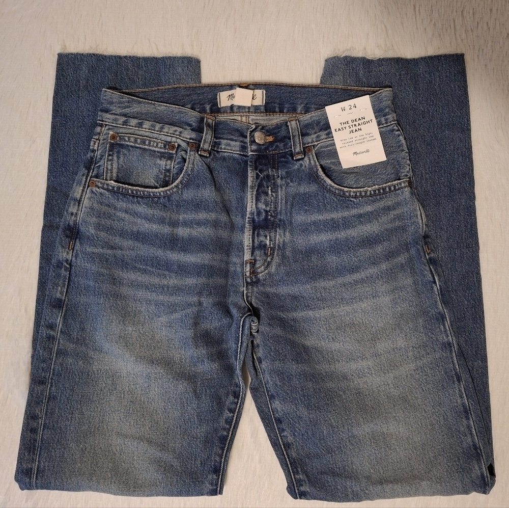 Madewell The Dean Easy Straight Jean - Picture 3 of 8